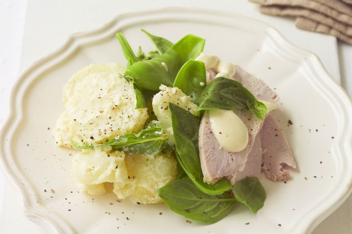 Cooking Salads Turkey and potato salad
