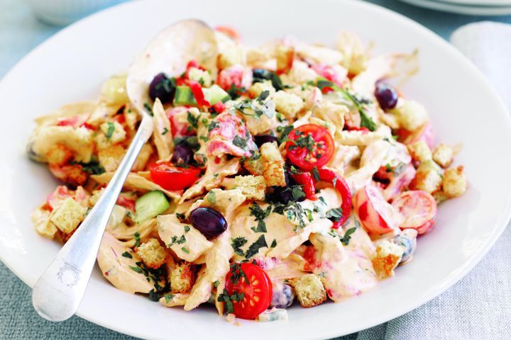 Cooking Salads Turkey gazpacho salad