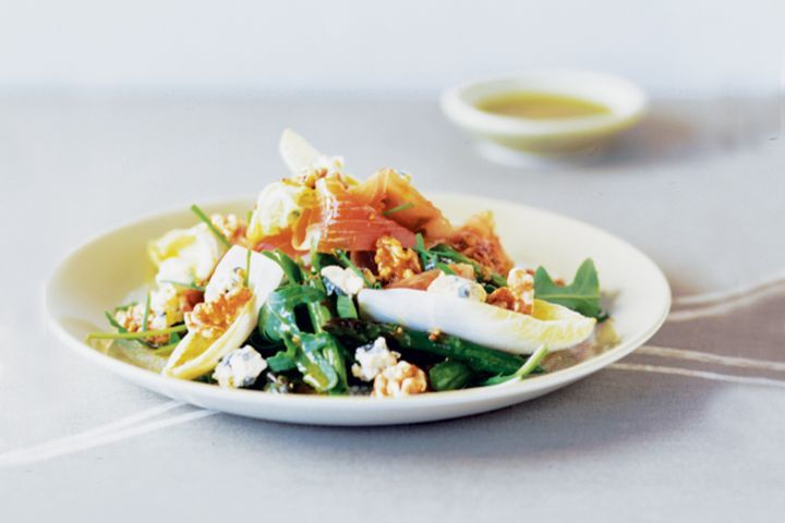 Cooking Salads Walnut, blue cheese & witlof salad