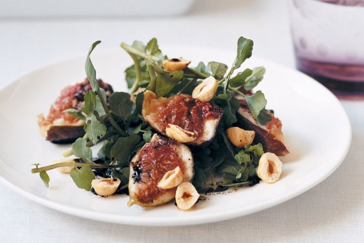 Cooking Salads Watercress and fig salad