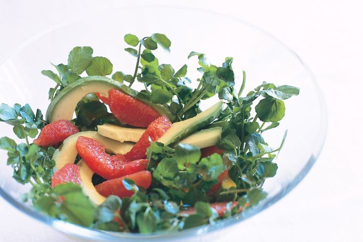 Cooking Salads Watercress and grapefruit salad