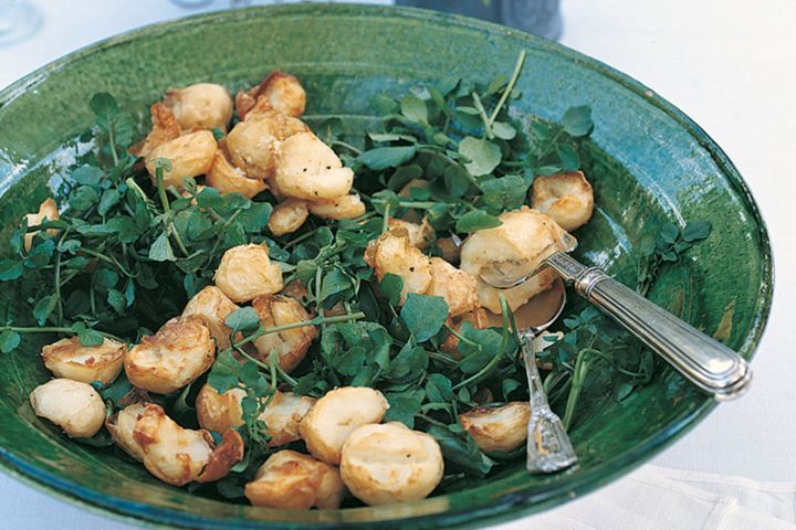 Cooking Salads Watercress and potato salad