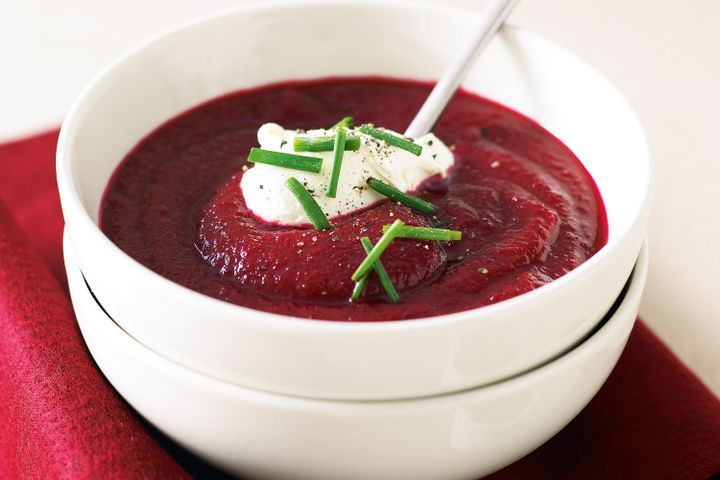 Cooking Soups Beetroot and carrot soup