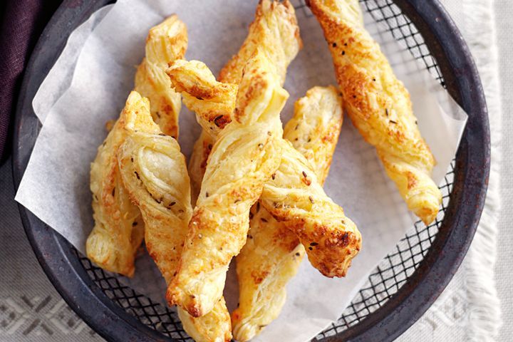 Cooking Soups Cheddar and cumin twists