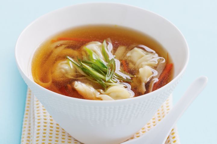 Cooking Soups Chicken wonton noodle soup
