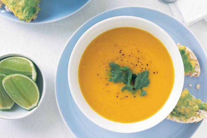 Cooking Soups Chilled carrot and ginger soup