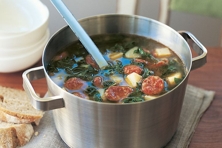 Cooking Soups Chorizo and vegetable soup