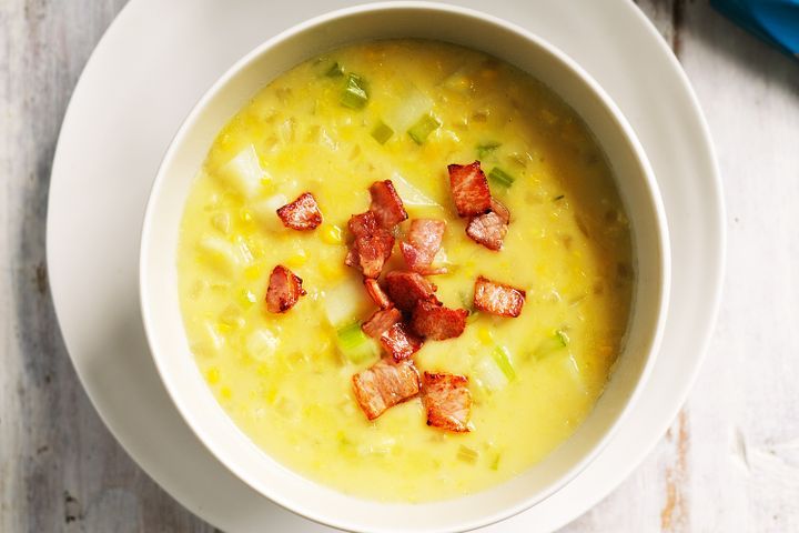 Cooking Soups Creamy corny chowder