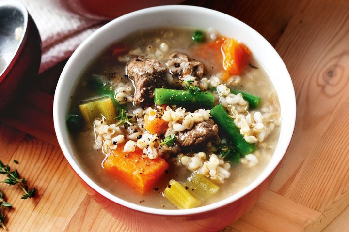 Cooking Soups Diabetes-friendly beef and barley soup