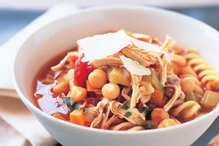 Cooking Soups Easy chicken minestrone