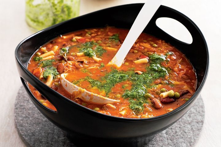Cooking Soups Homestyle minestrone