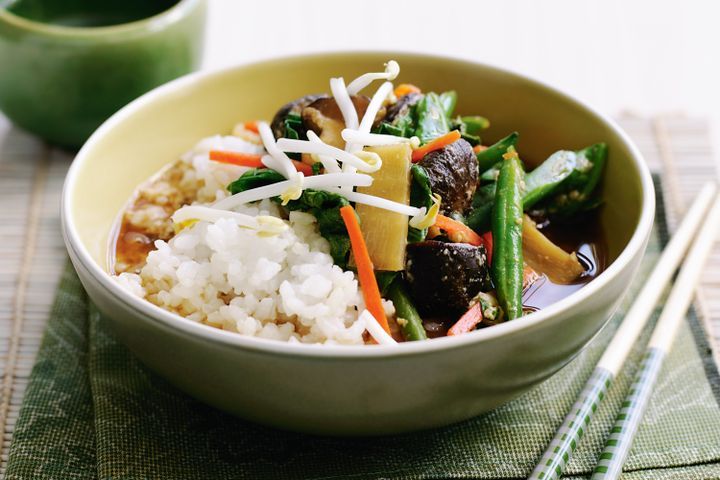 Cooking Soups Japanese vegetarian hotpot