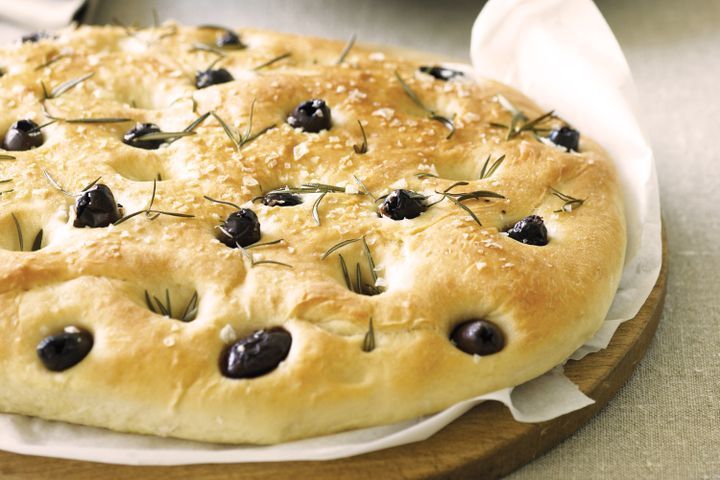 Cooking Soups Olive & rosemary focaccia