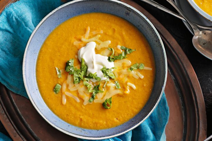 Cooking Soups Pumpkin & chickpea soup