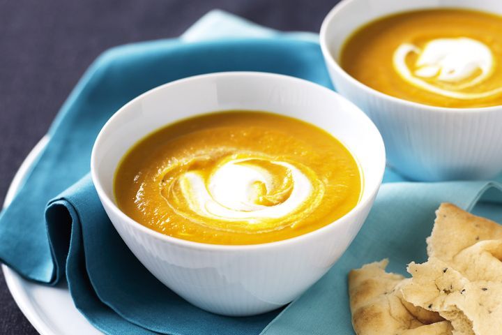 Cooking Soups Roasted pumpkin and carrot soup