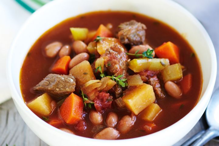 Cooking Soups Slow-cooker beef and vegetable soup