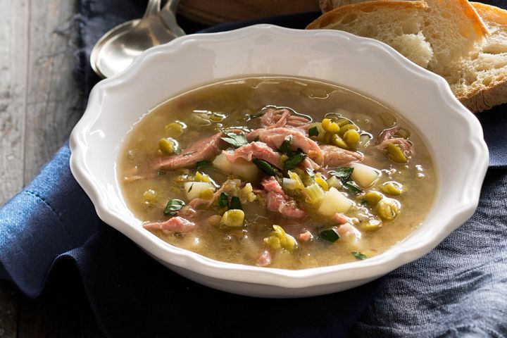 Cooking Soups Slow-cooker pea and ham soup