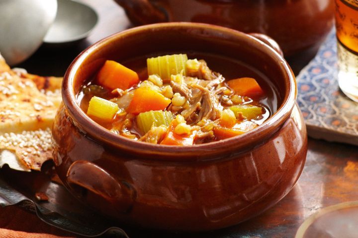 Cooking Soups Spiced lamb soup