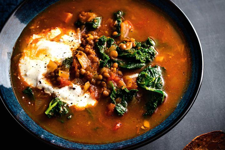 Cooking Soups Spiced lentil soup