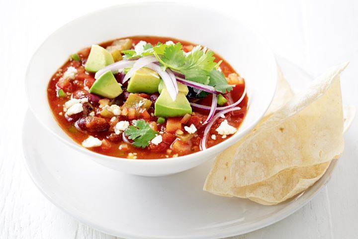 Cooking Soups Spicy Mexican bean soup