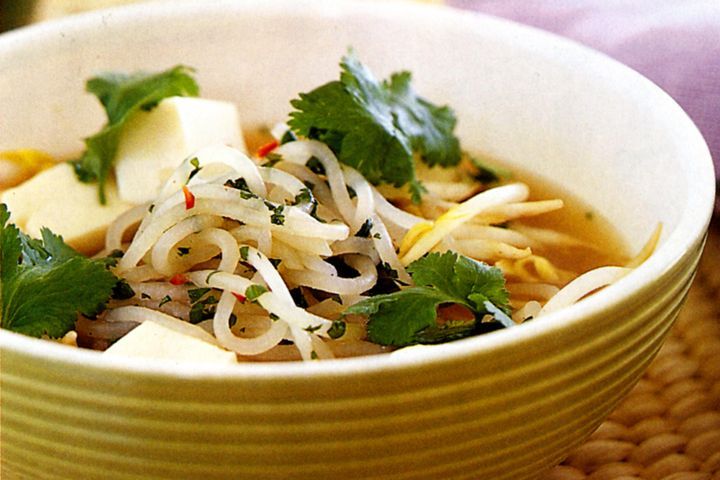 Cooking Soups Tofu & bean sprout soup