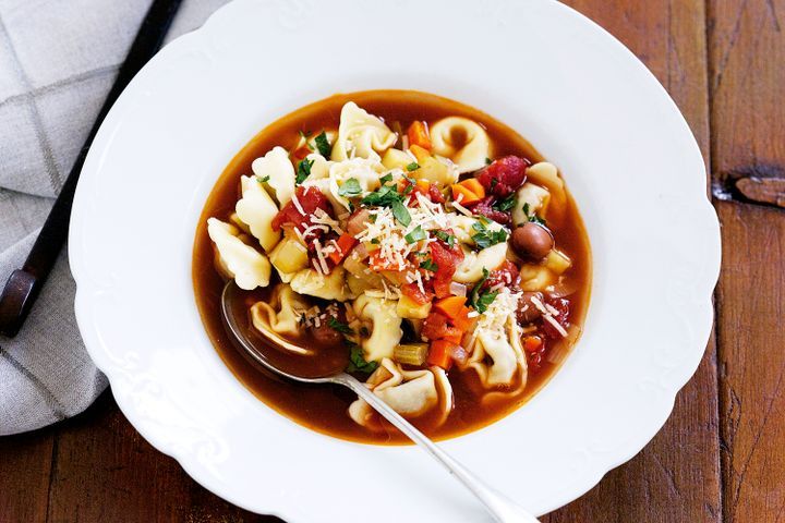 Cooking Soups Tortellini minestrone