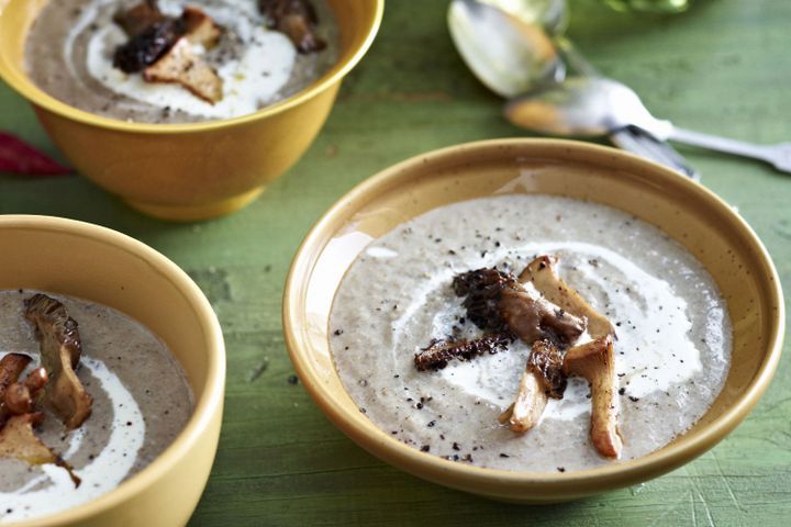 Cooking Soups Wild mushroom soup