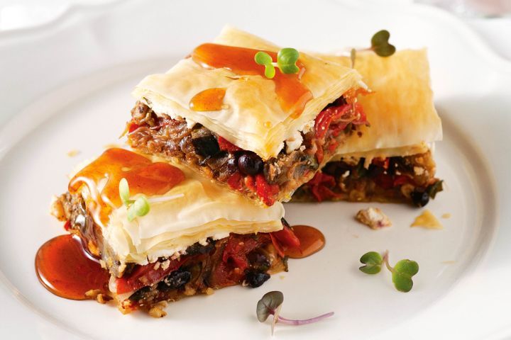 Cooking Vegetarian Caponata baklava