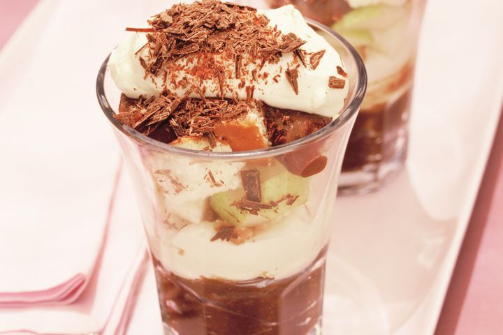 Cooking Vegetarian Chocolate trifle