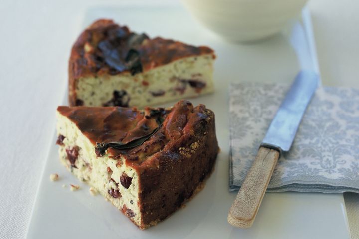 Cooking Vegetarian Cranberry ricotta torte (vegetarian)