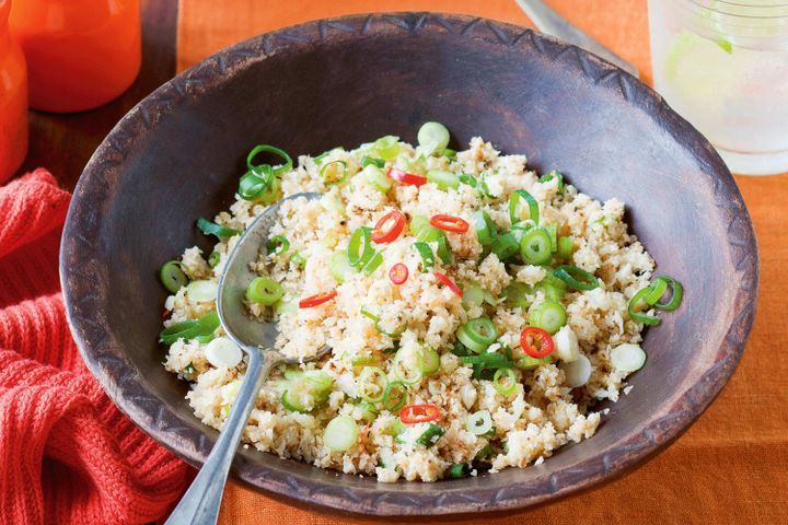 Cooking Vegetarian Easy cauliflower rice