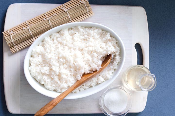 Cooking Vegetarian Easy sushi rice