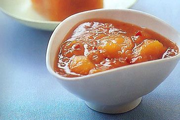 Cooking Vegetarian Fresh peach chutney