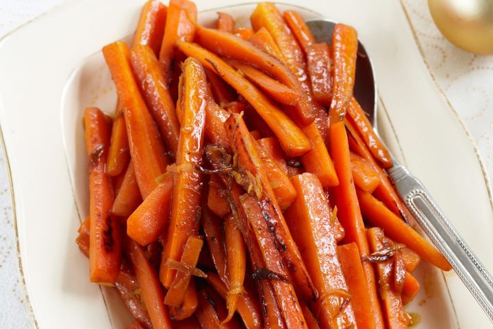 Cooking Vegetarian Ginger and honey baby carrots