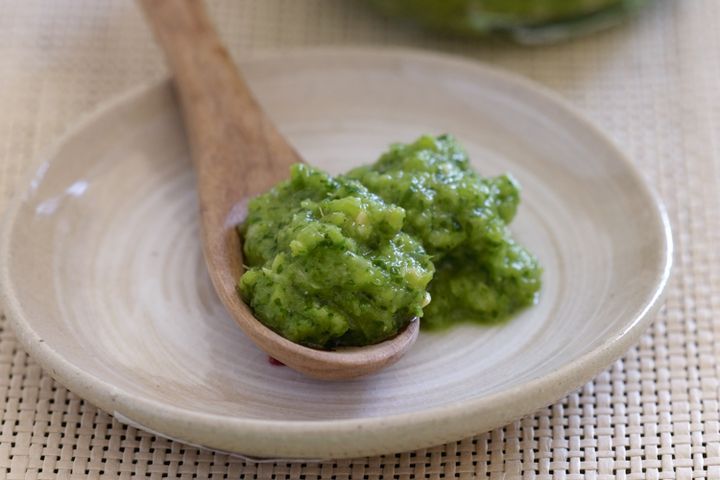 Cooking Vegetarian Green curry paste