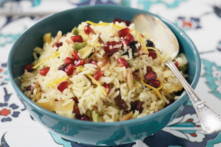 Cooking Vegetarian Jewelled rice