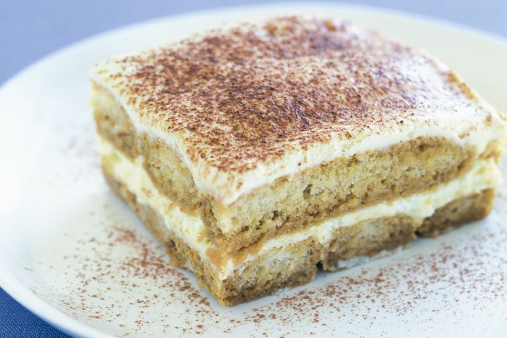 Cooking Vegetarian Low-fat tiramisu