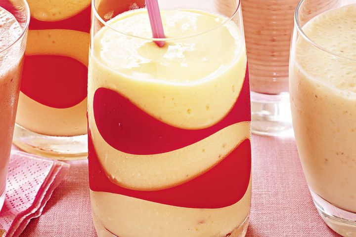 Cooking Vegetarian Mango passionfruit smoothie