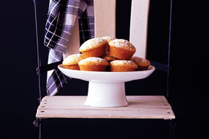 Cooking Vegetarian Orange & poppy seed muffins