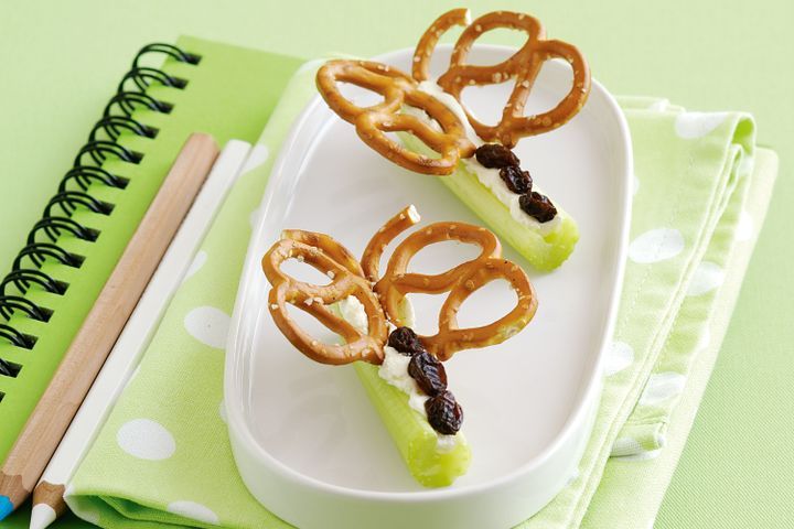 Cooking Vegetarian Pretzel butterflies