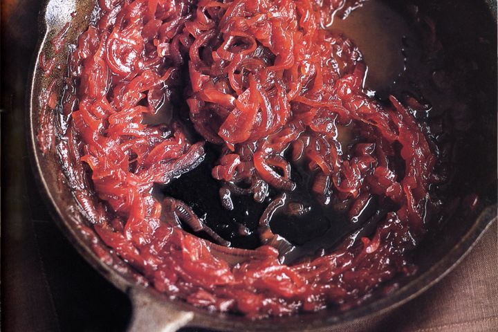 Cooking Vegetarian Red onion jam