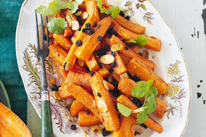 Cooking Vegetarian Roasted spiced carrots