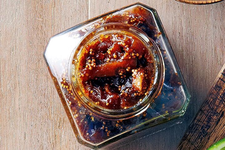Cooking Vegetarian Spiced fig chutney
