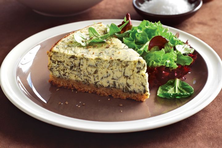 Cooking Vegetarian Spinach torte