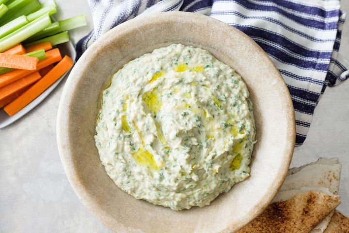 Cooking Vegetarian Tangy parsley dip