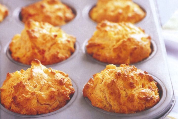 Cooking Vegetarian Tomato and corn muffins