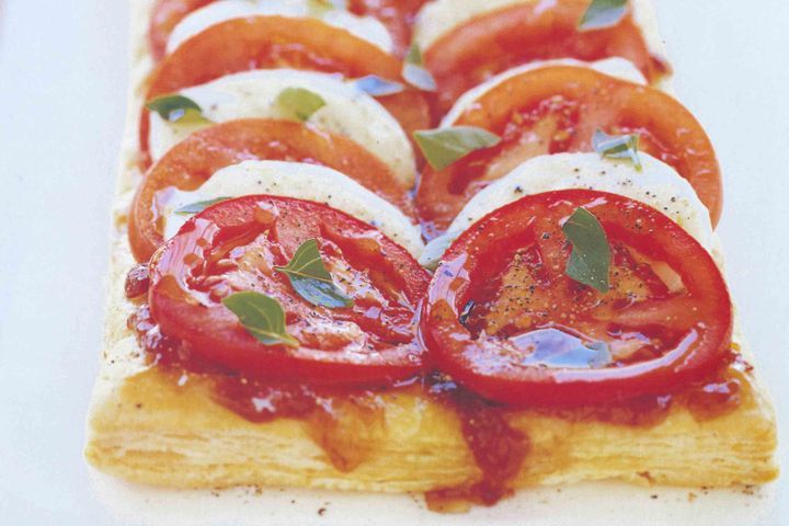 Cooking Vegetarian Torta caprese