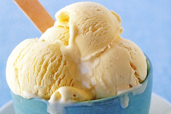 Cooking Vegetarian Vanilla bean ice-cream