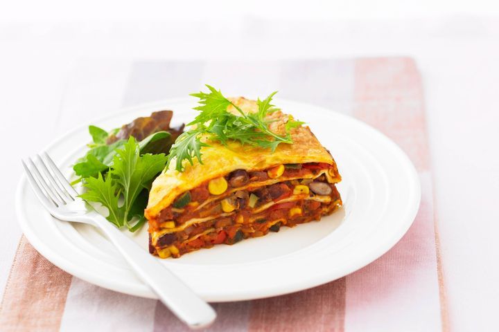 Cooking Vegetarian Vegetarian mexican lasagne