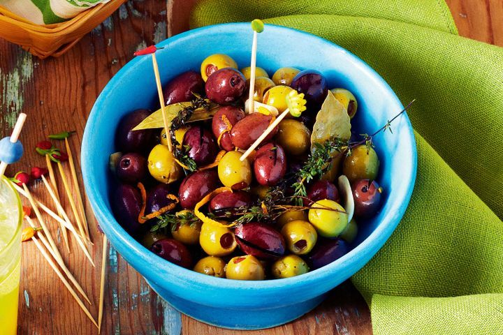 Cooking Vegetarian Warm orange and thyme olives